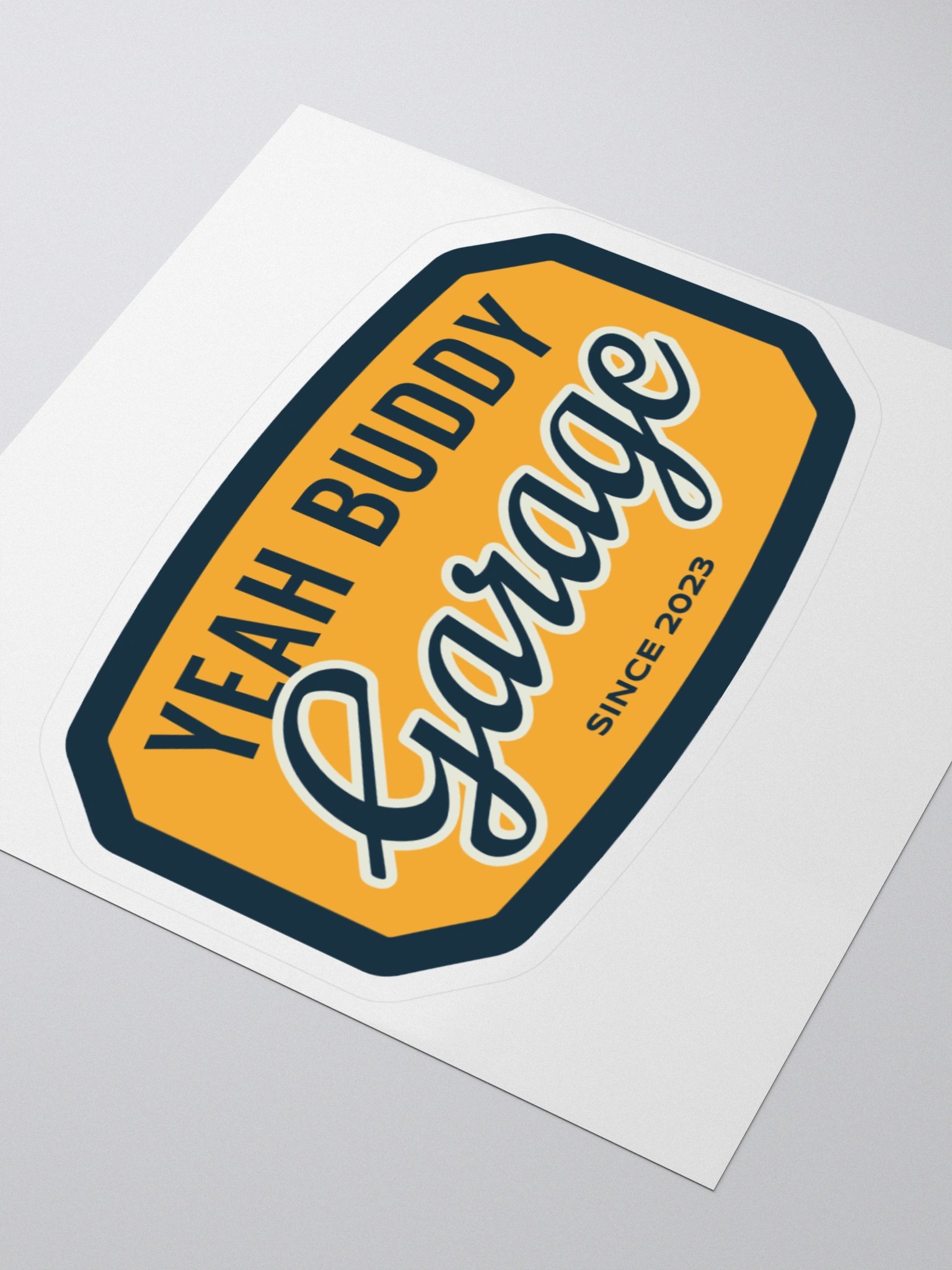 Sticker - Classic Logo Yellow Background product image (3)
