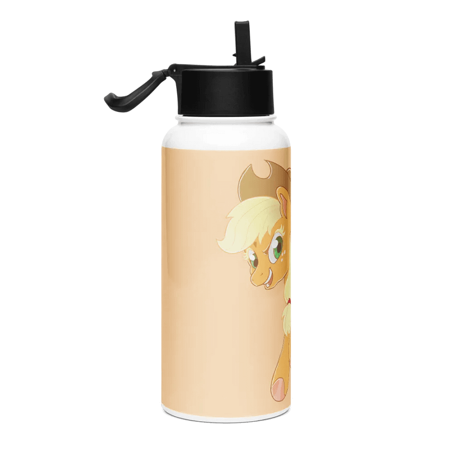 Applejack Stainless Steel Water Bottle with a Straw Lid product image (4)