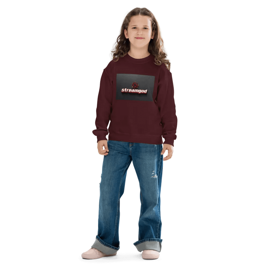 maroon youth STREAMGOD sweater #2 product image (6)