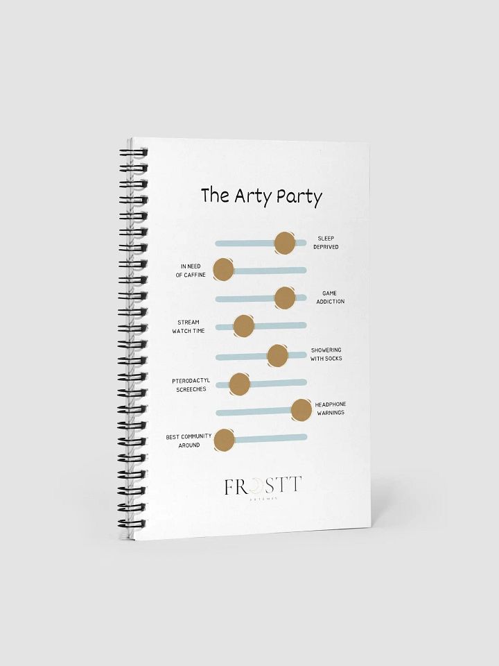 The Arty Party Notebook product image (1)