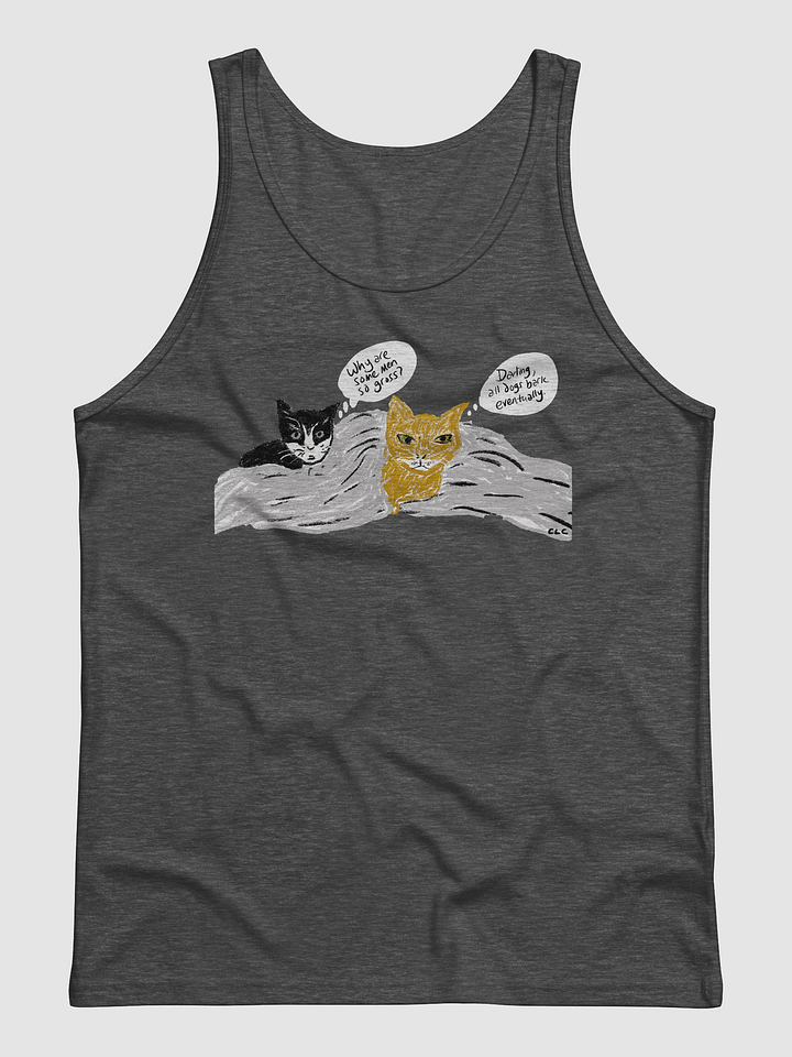 Kitties Thoughts on Men tank product image (5)