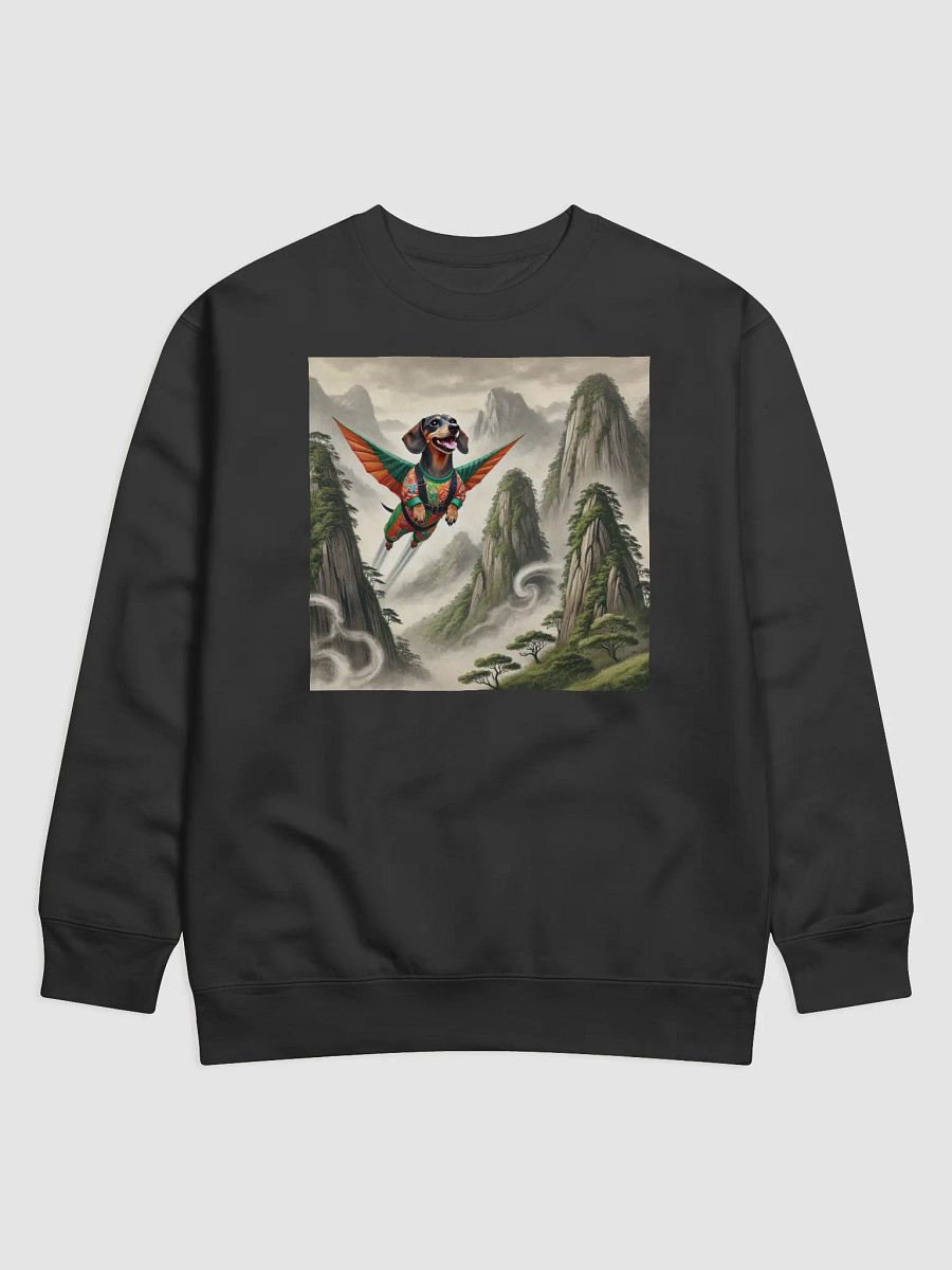 Soaring Dachshund in a Mystical Landscape Sweatshirt product image (1)