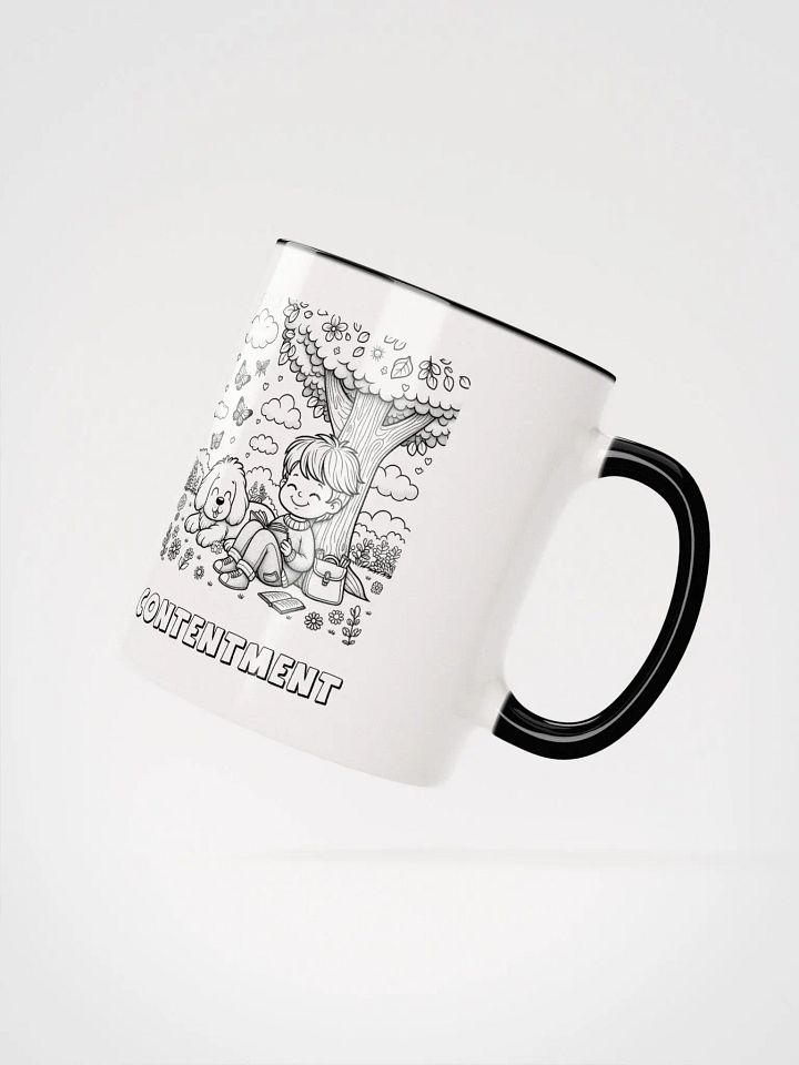 Contentment's Quiet Embrace Coloring Book Mug product image (2)