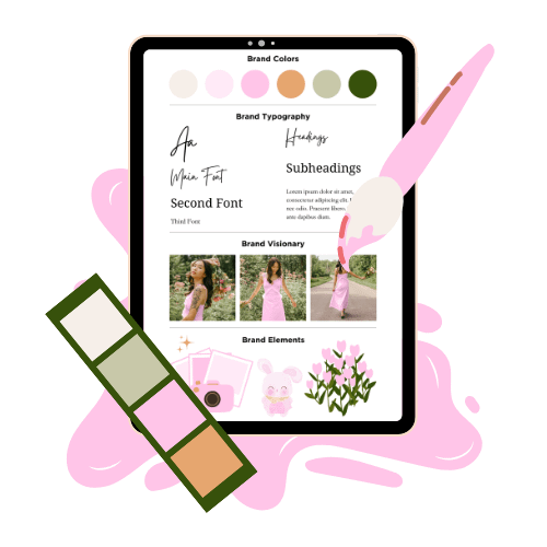Brand Mood Board Sheet Templates