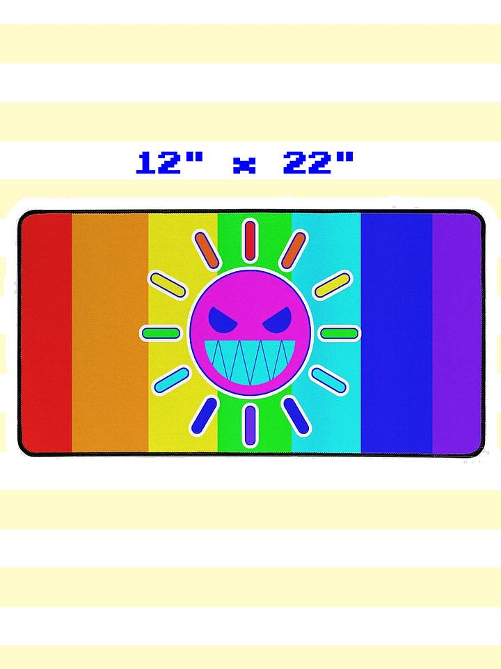 HAPPY⭐STAR DESK MAT 12" X 22" product image (1)