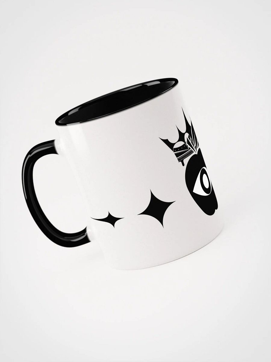 Crowned Apple (Black) ✦ Ceramic Mug with Color Inside product image (15)