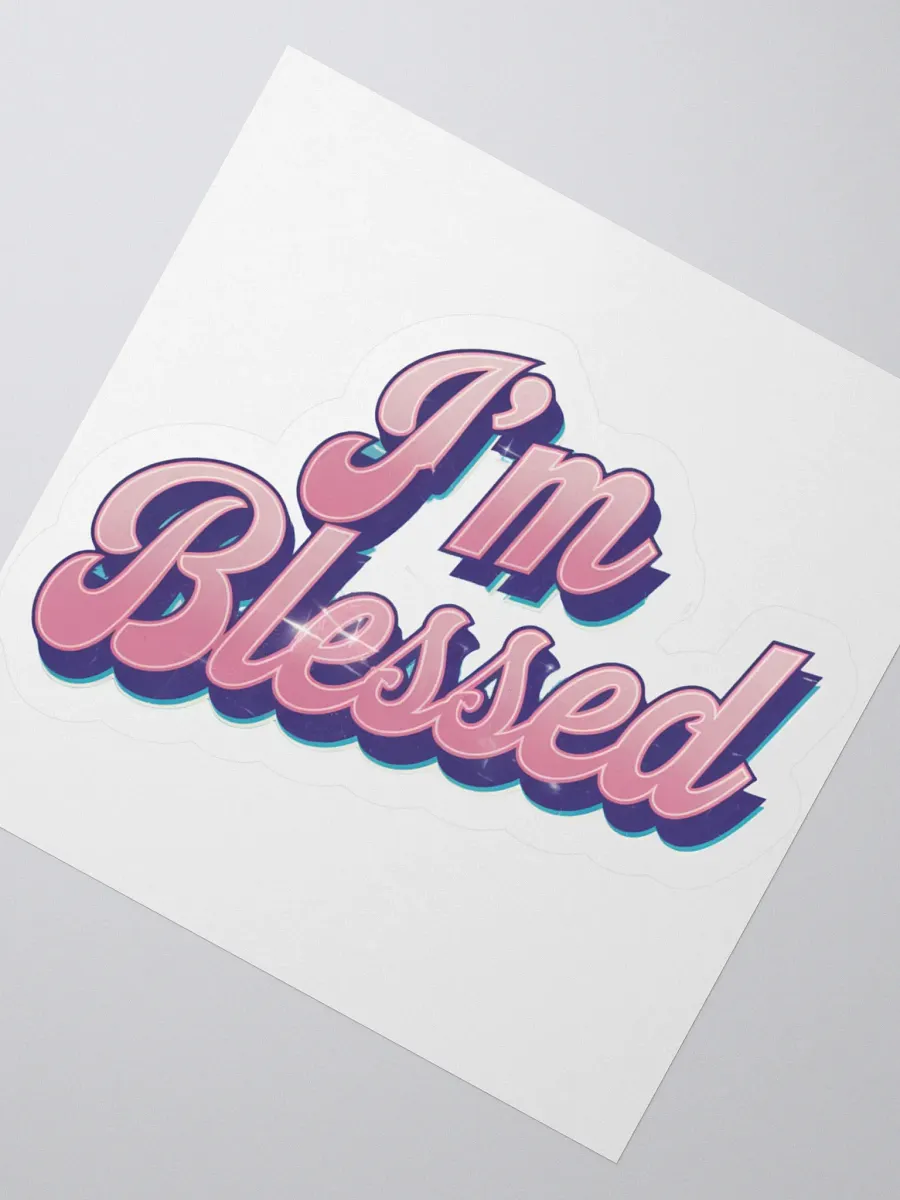 Im Blessed Sticker product image (6)