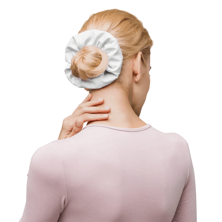White Zenith Blank Canvas Scrunchie product image (1)