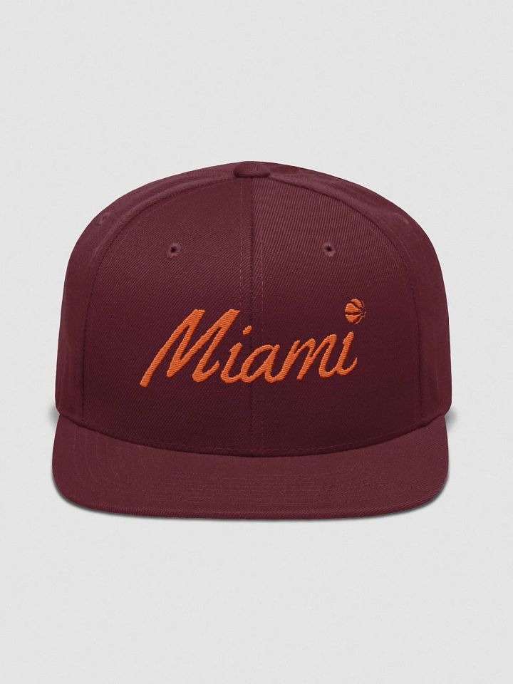 Yupoong Wool Blend Snapback Cap - Miami product image (1)