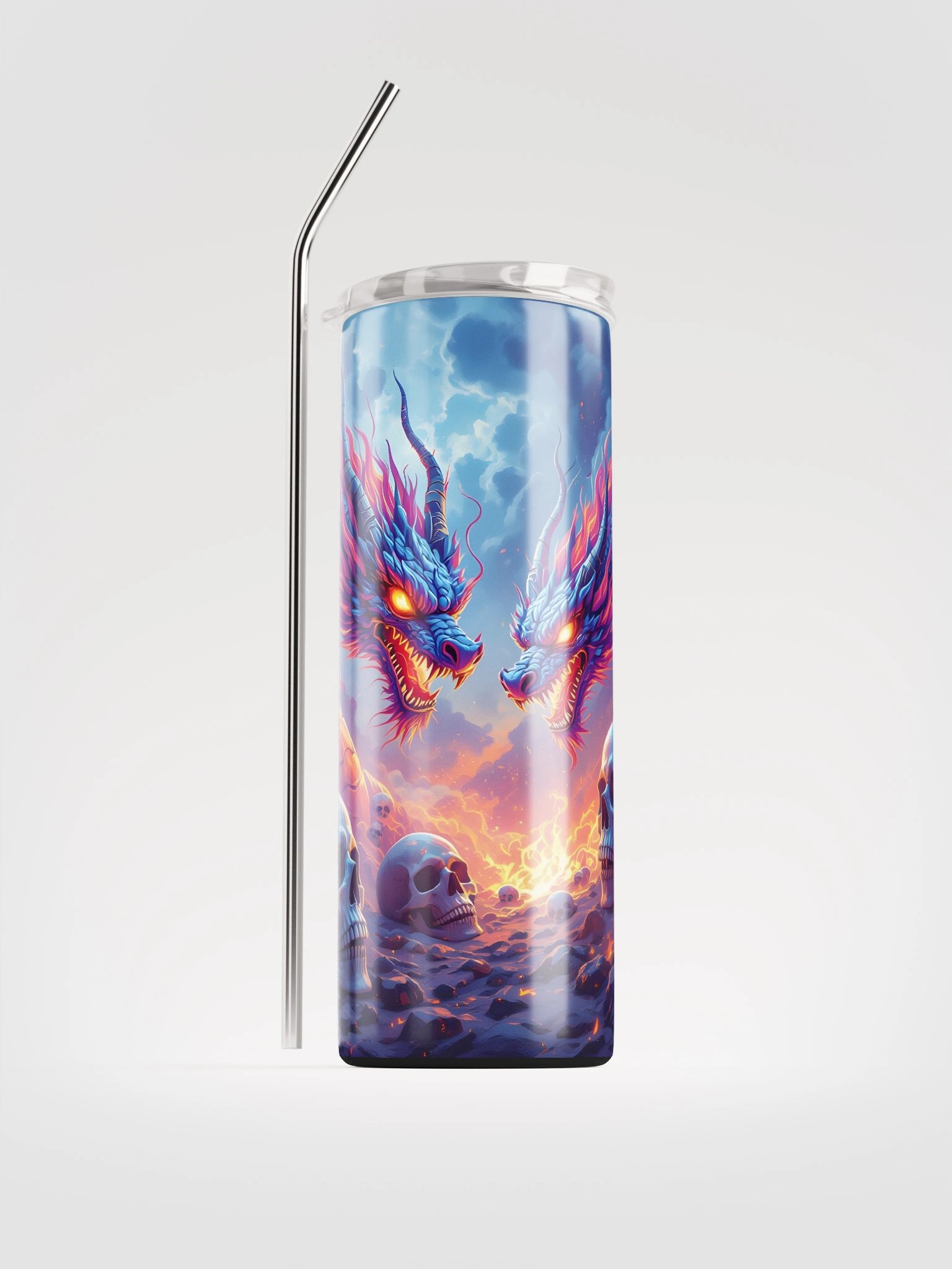 Dragon Duel Stainless Steel Tumbler product image (1)