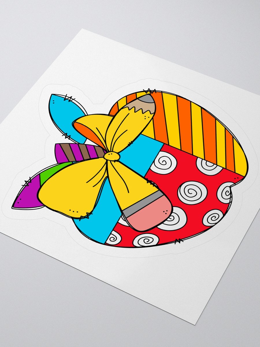 Back to School Apple Kiss Cut Sticker product image (6)
