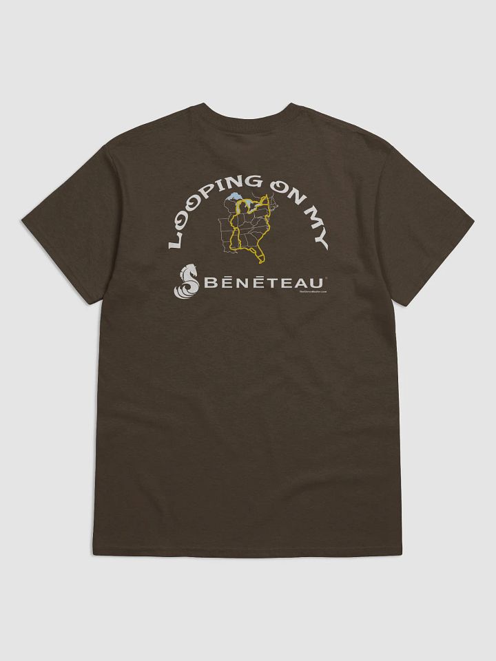 Looping On My Beneteau - T-Shirt - Dark Shirt w/White Logo product image (2)