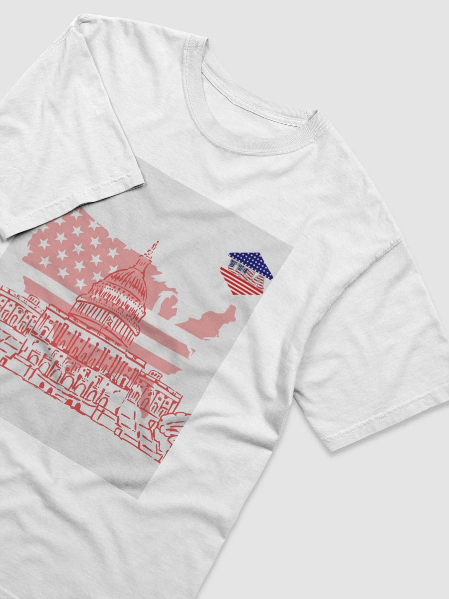 SA Tee - USA unisex T-shirt - Patriotic Shirt - USA Shirt America Merica Patriotic Red White and Blue - Fourth of July - American Flag Tee product image (3)