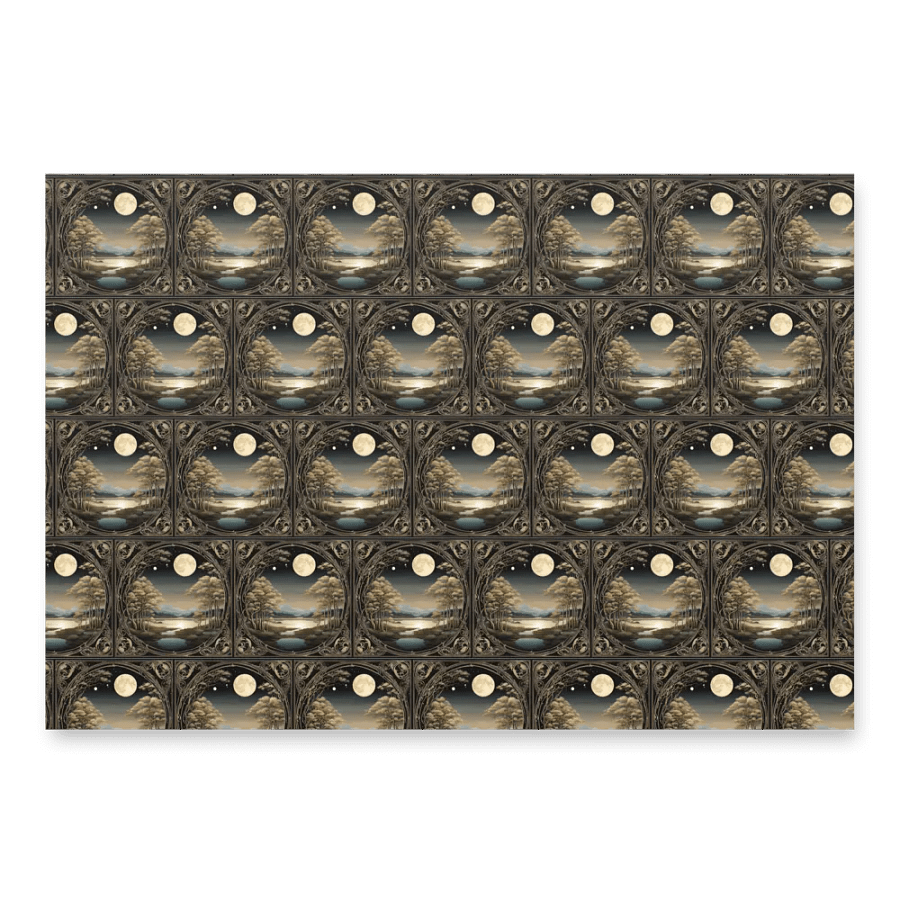 Art Nouveau Muse Wrapping Paper Set product image (3)
