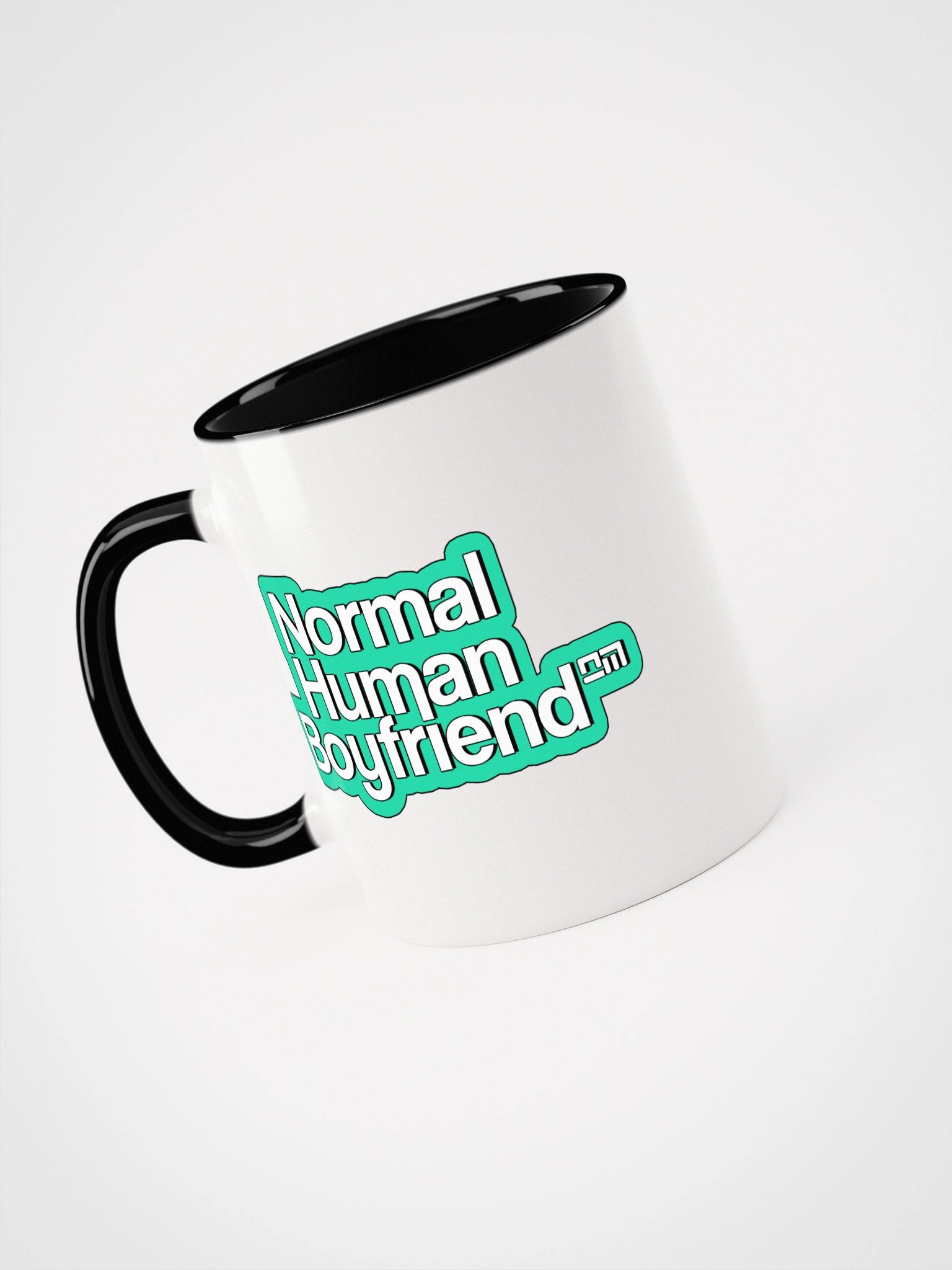 Centered Normal Human Boyfriend Mug with Black Interior product image (5)