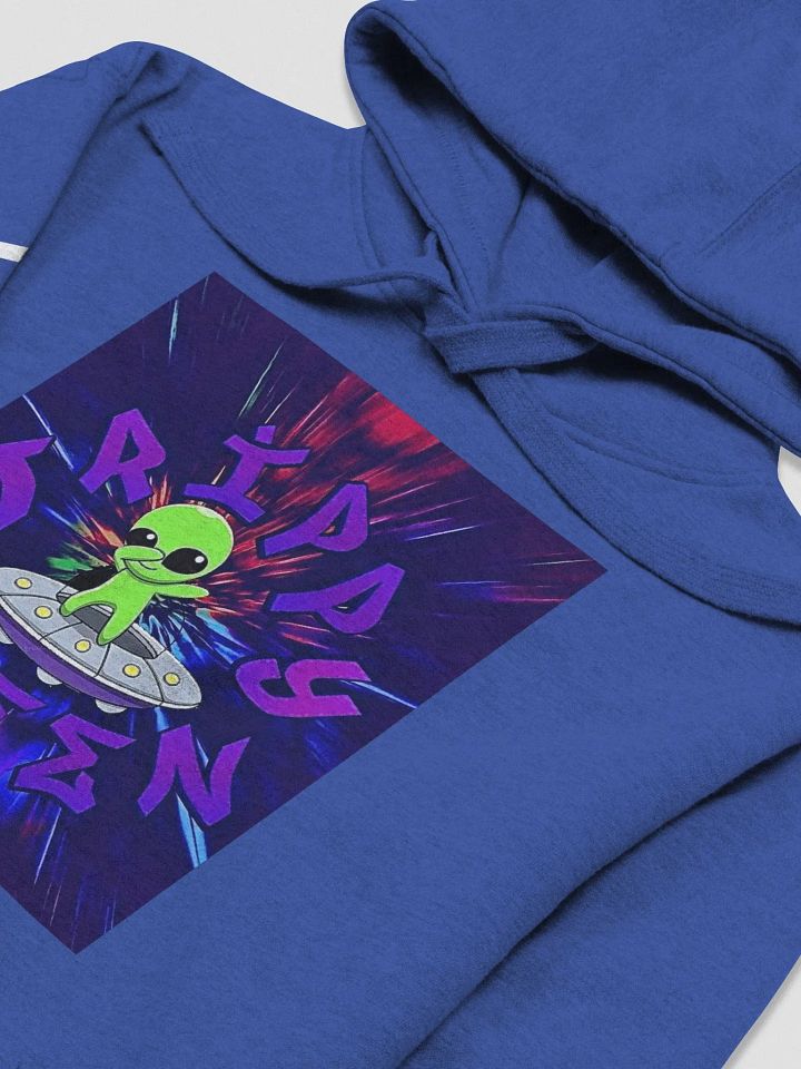 Alien Dab Hoodie with White Sleeve Detail (Front Only) product image (2)