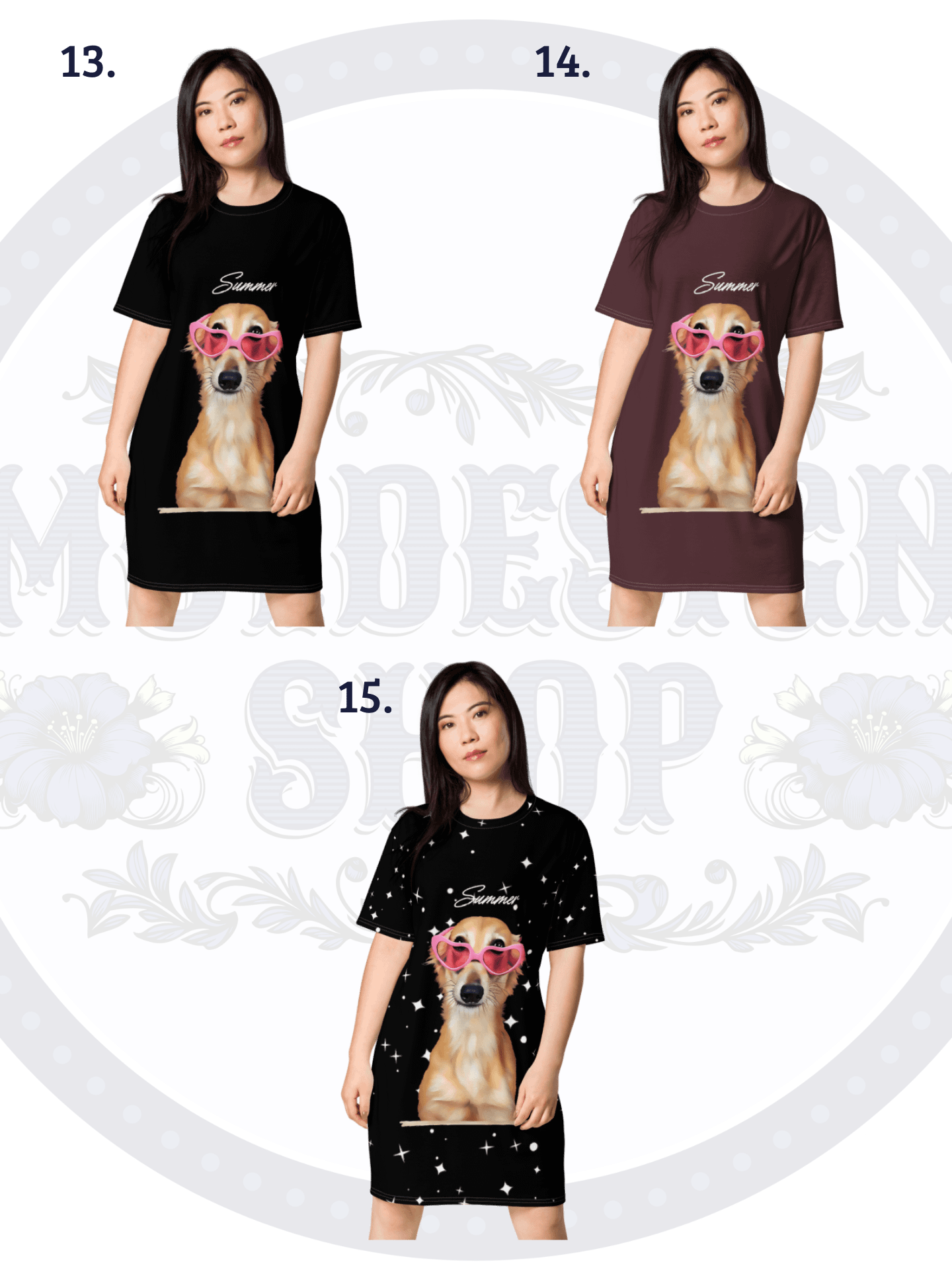 YOUR BEST FRIEND! / PERSONALIZED T-SHIRT DRESS product image (11)