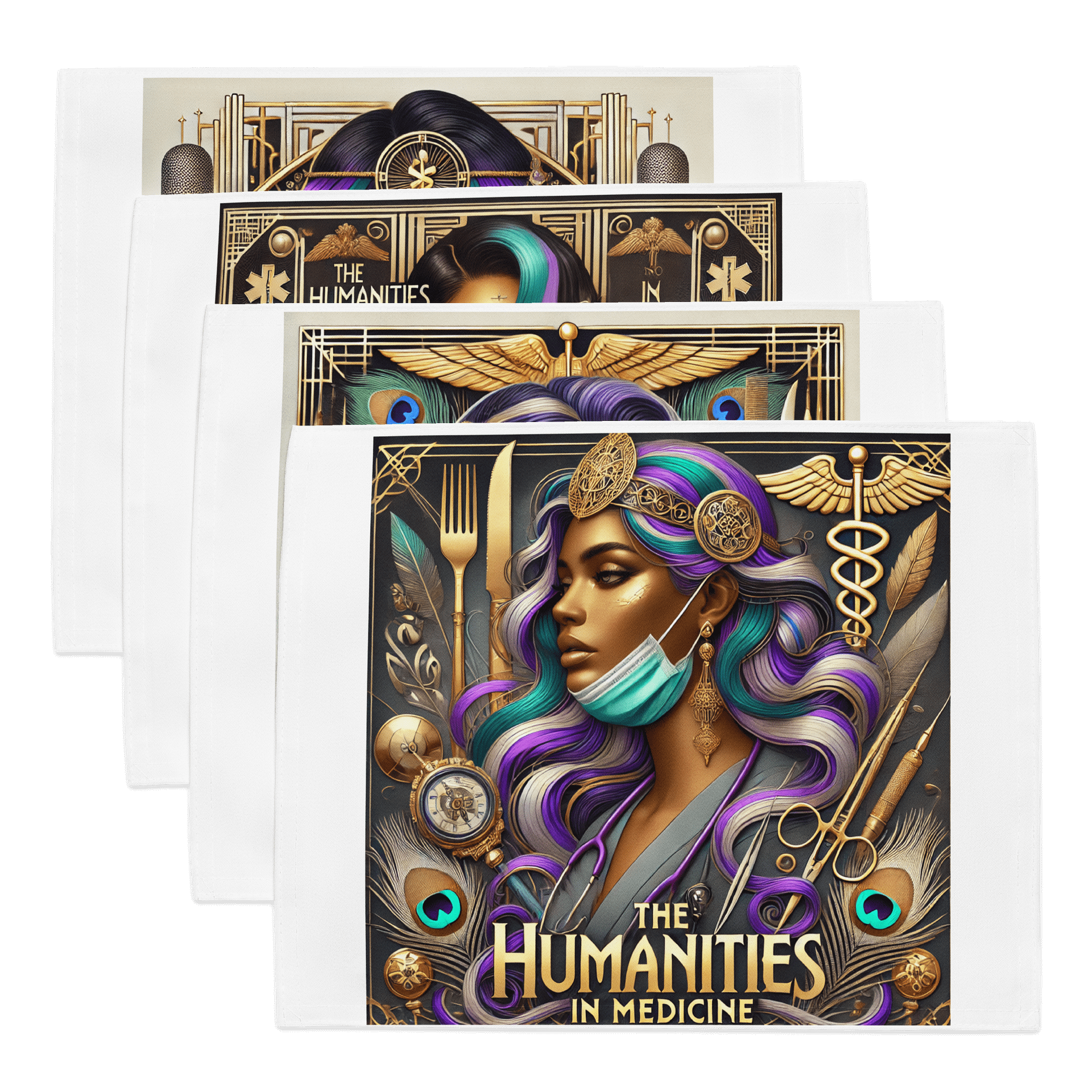 Humanities In Medicine Healthcare Heroines Custom Curated Placemat Set product image (1)