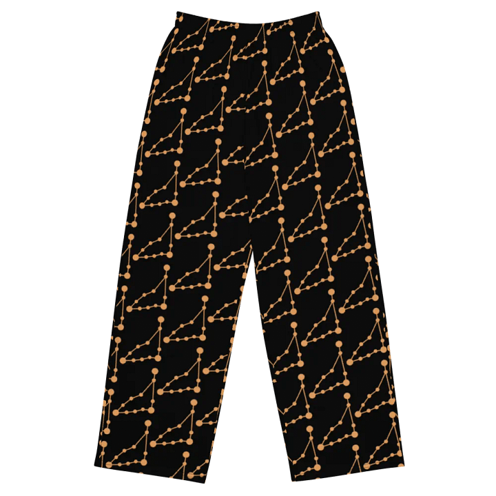 Capricorn Dots Unisex Wide-Leg Pants product image (1)