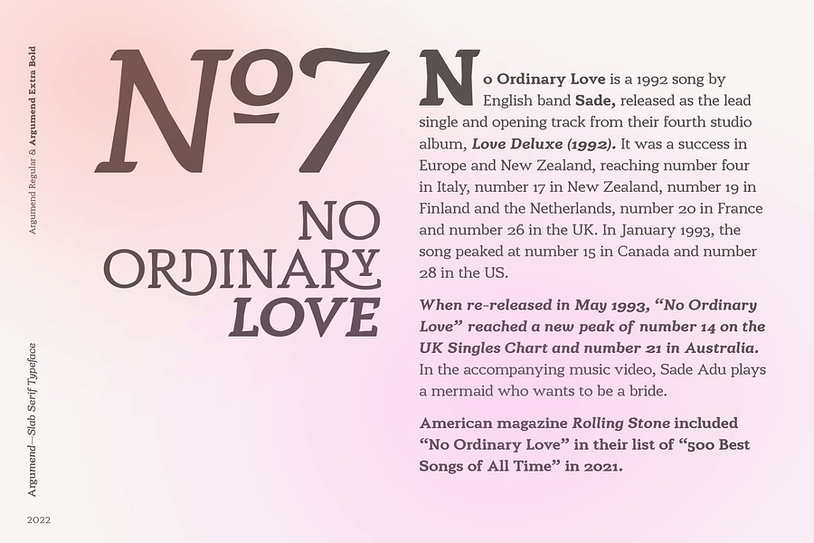 Argumend | A Humanistic Slab Serif Typeface product image (3)
