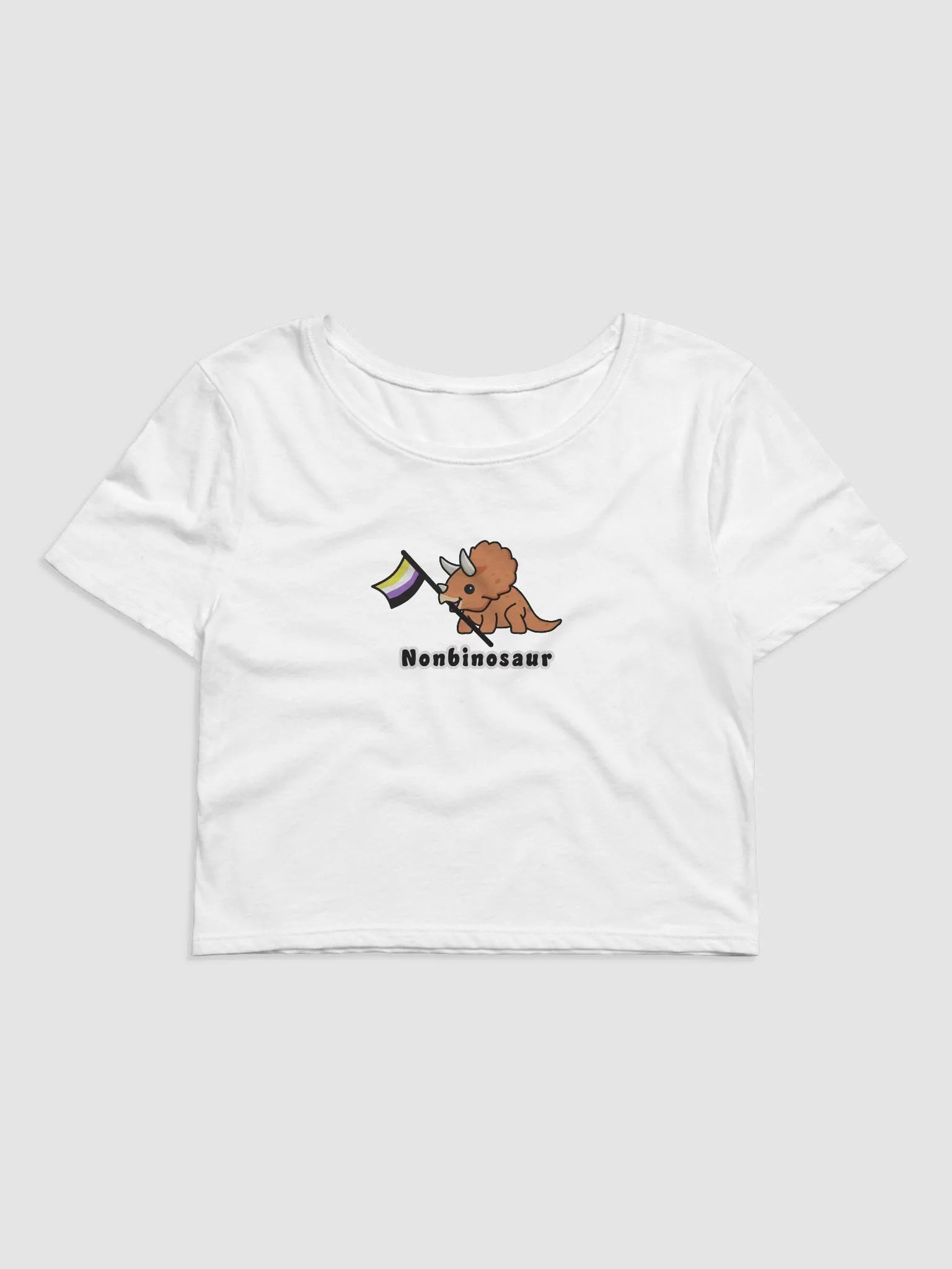 Nonbinosaur Cropped Tee product image (1)