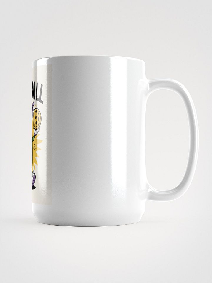 "Pickleball Power" Funny Cartoon Pickle Mug product image (1)
