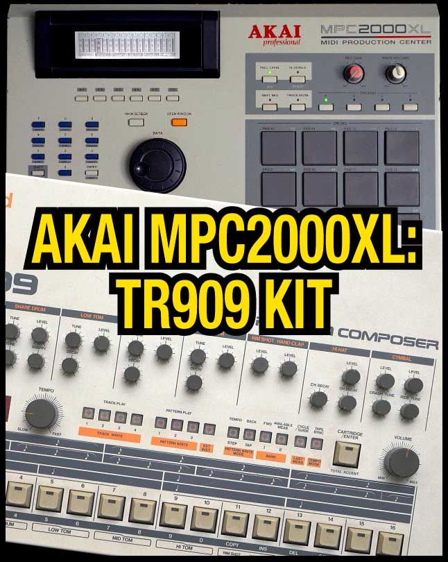 Akai MPC2000XL: TR909 Kit product image (1)