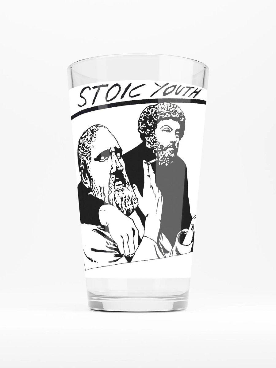 Stoic Youth Shaker Pint Glass product image (1)