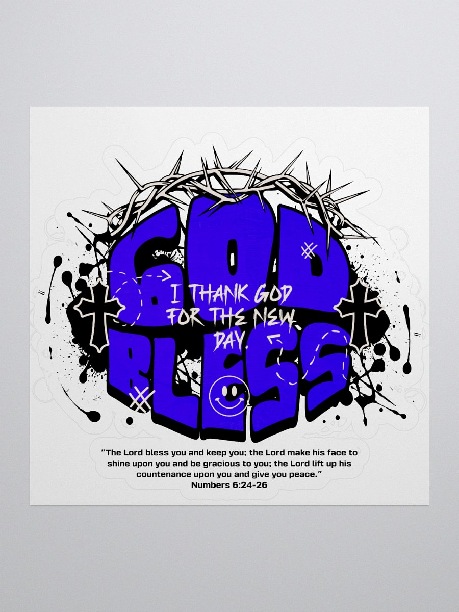 God Bless Kiss Cut Stickers product image (1)