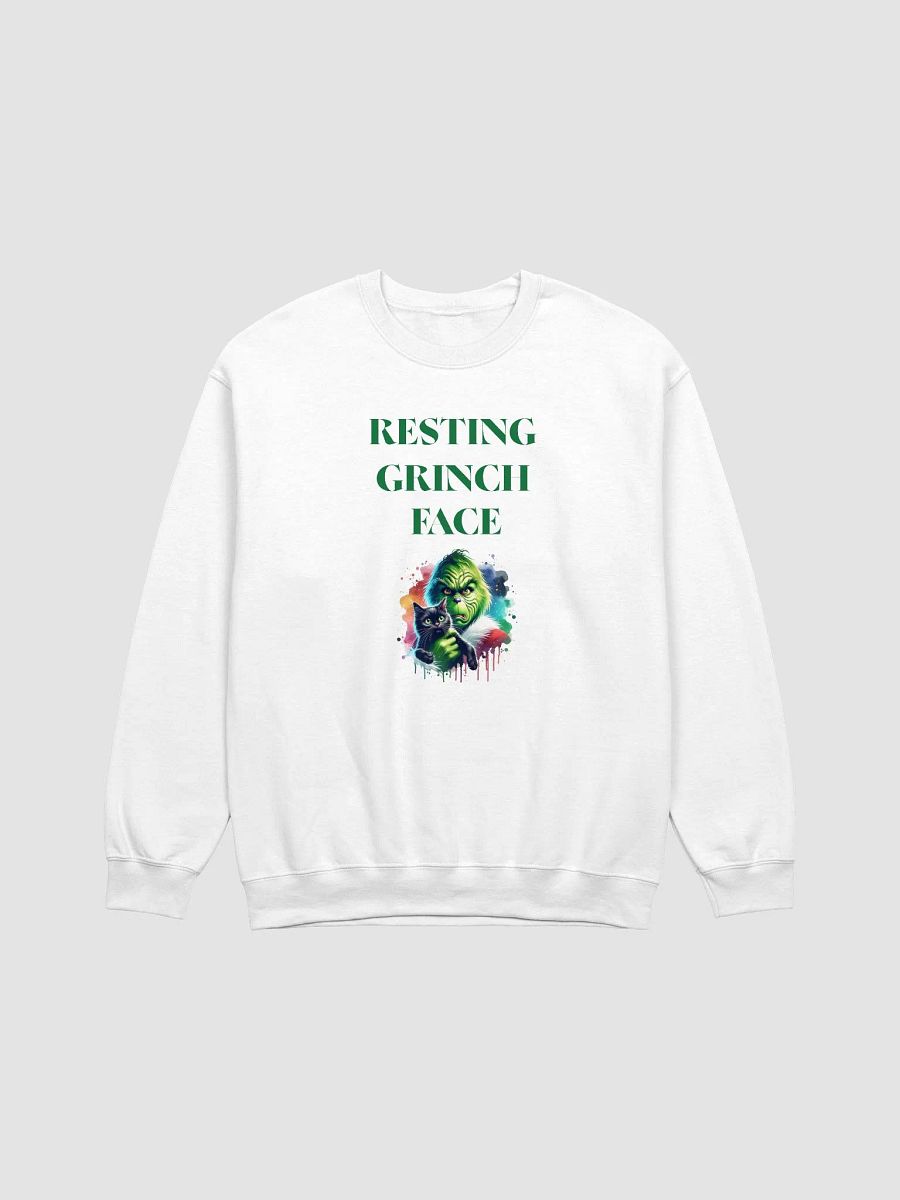 Resting Grinch Face Crewneck Sweatshirt product image (21)
