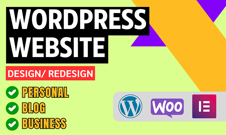 STANDARD PLAN: We will create Professional WordPress Website Design & Development & Shopify product image (1)