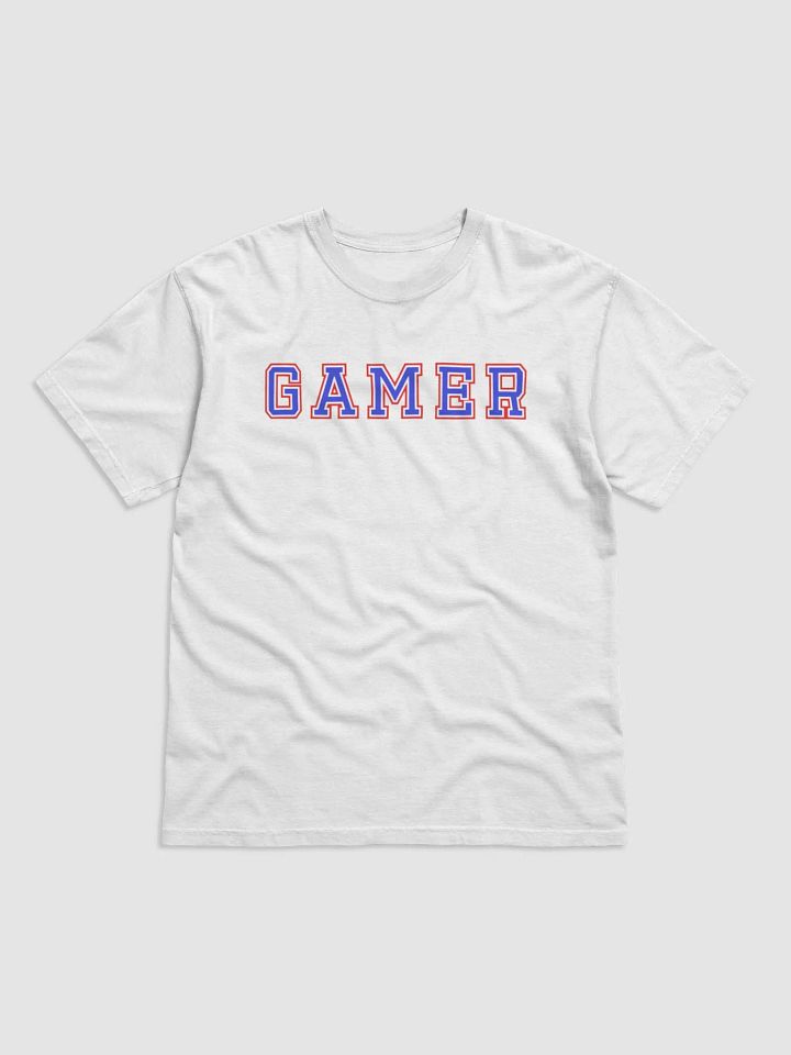 Patriotic Gamer T-Shirt (Red/Blue) product image (1)
