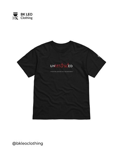Unrestricted: Freedom knows no boundaries Relaxed T-shirt Link in Bio!
‎Description 
‎100% ring-spun cotton
‎Heavyweight fabr...