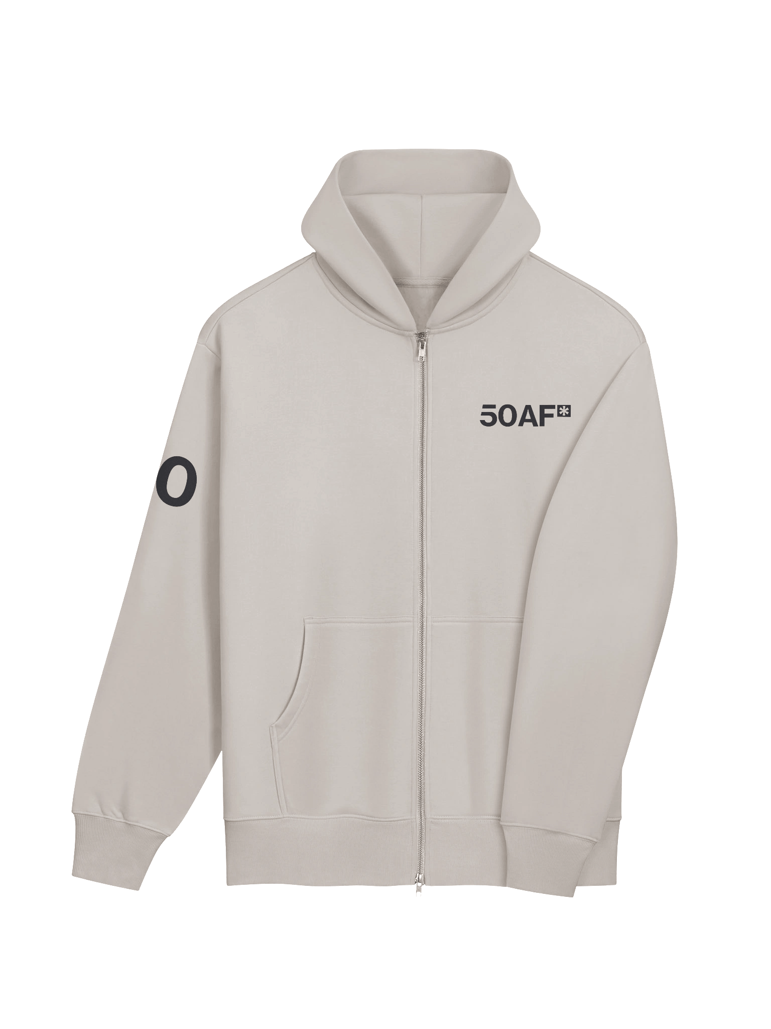 Radical Self-Respect Zip Hoodie (Phantom Gray) product image (4)