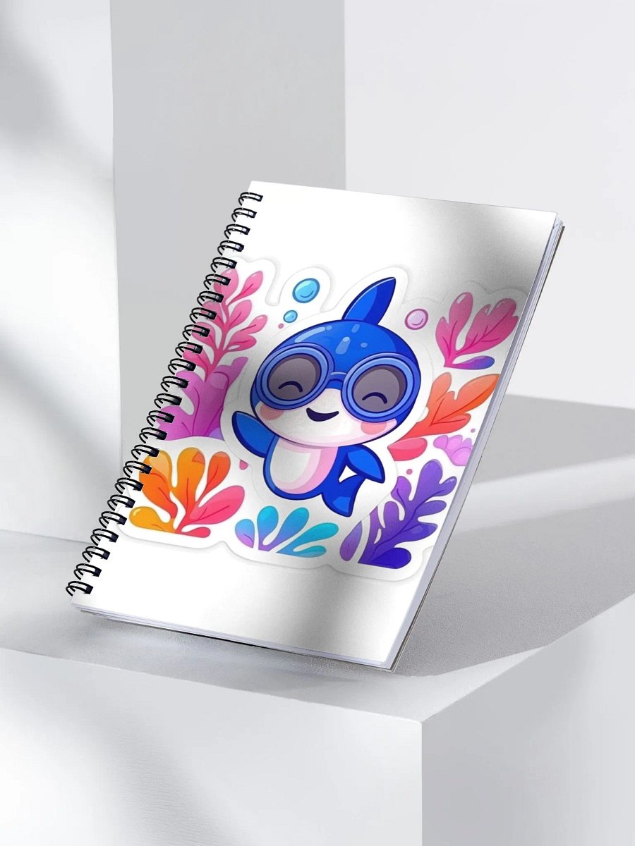 Whimsical Underwater Friend Spiral Notebook product image (3)