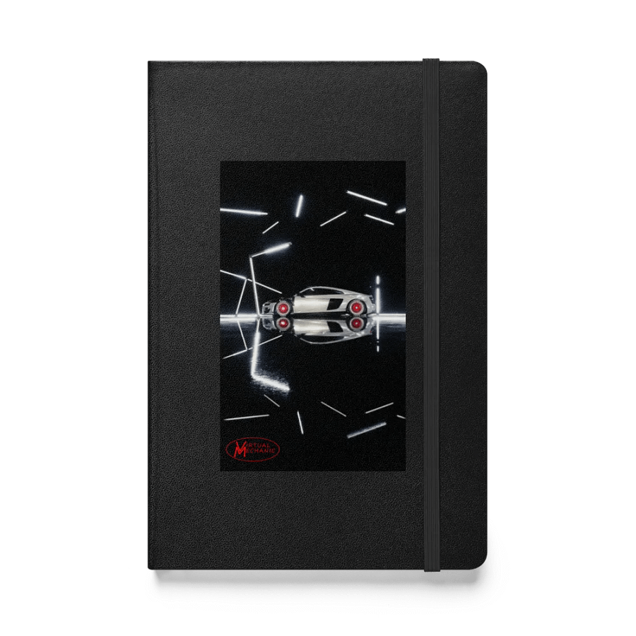 Virtual Mechanic's Reflected Speed vertical Art Hardcover Notebook product image (1)