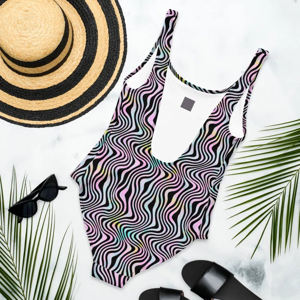 Full swimming costume ladies spiral design product image (6)