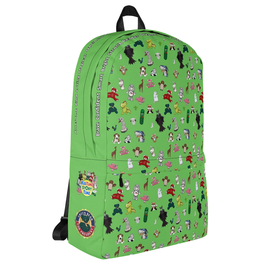 The KidTime StoryTime Character Backpack (Green) product image (8)