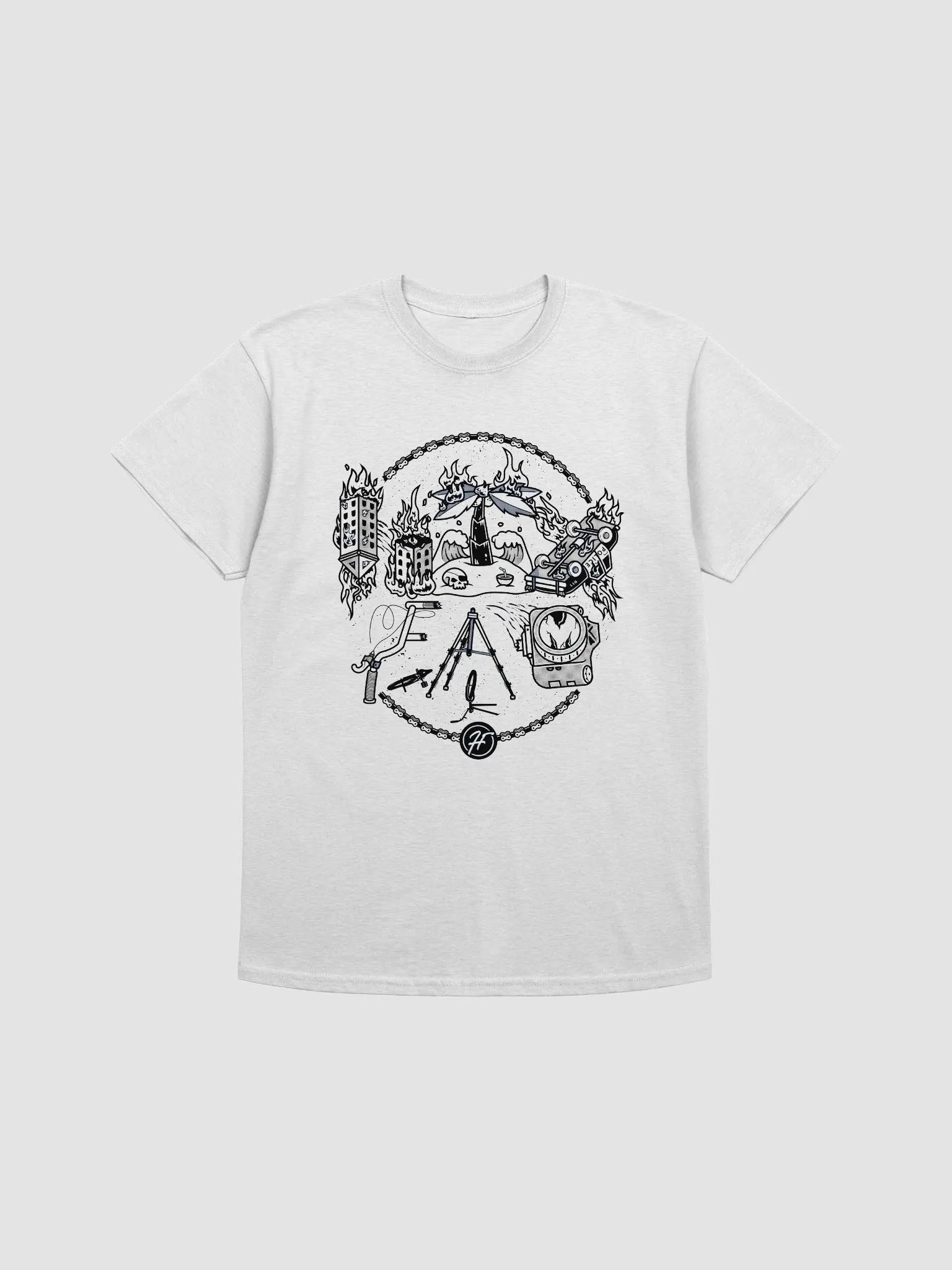 Destroy Tee White (30x Entries) product image (1)