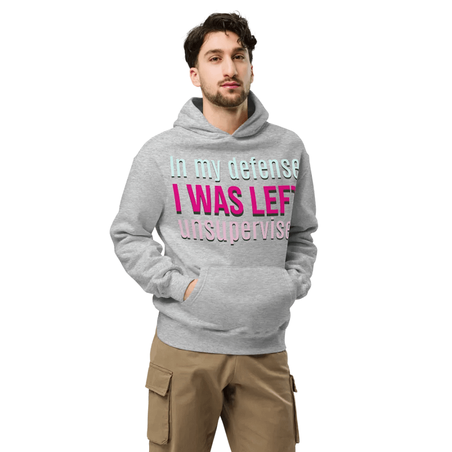 Unsupervised Glitch Oversized Hoodie product image (7)