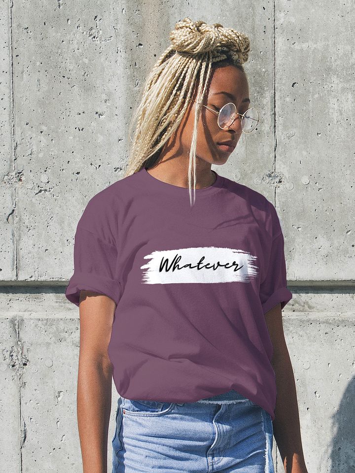 WHATEVER Phrase Tee product image (1)