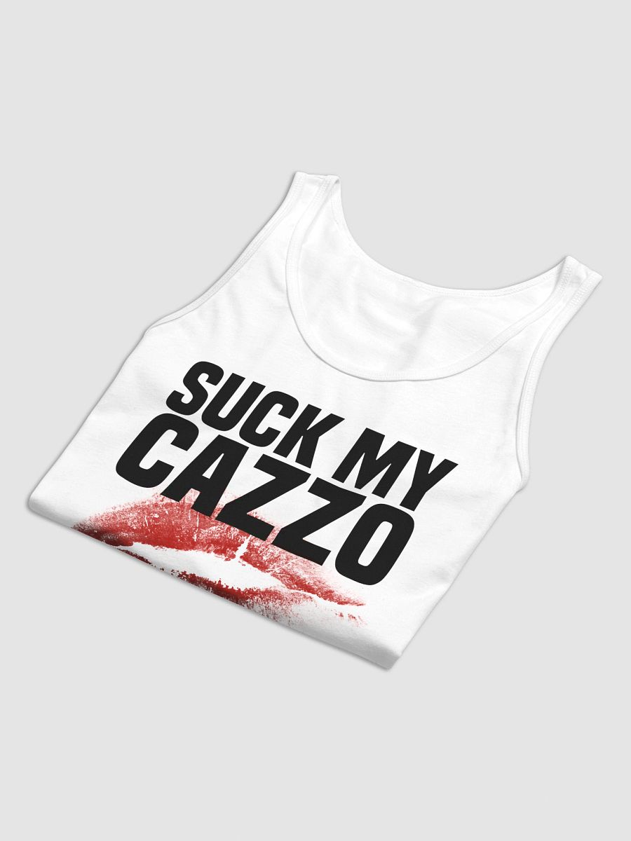SUCK MY CAZZO tank top white product image (8)