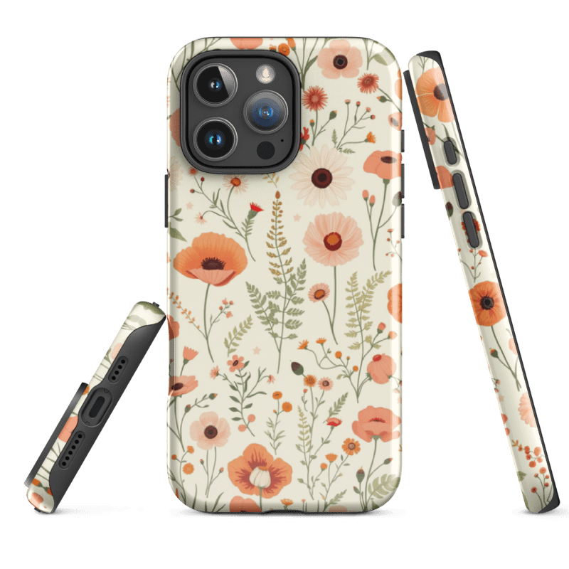 Floral Poppy Bliss Tough Case for iPhone® product image (47)