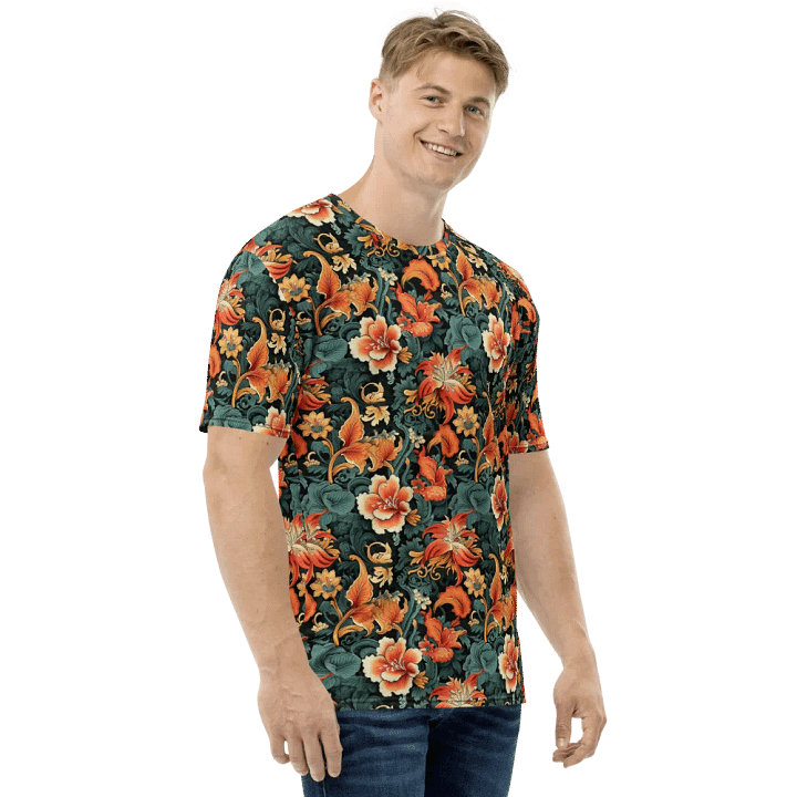 Sunset Flowers | Crew Neck T-Shirt product image (2)