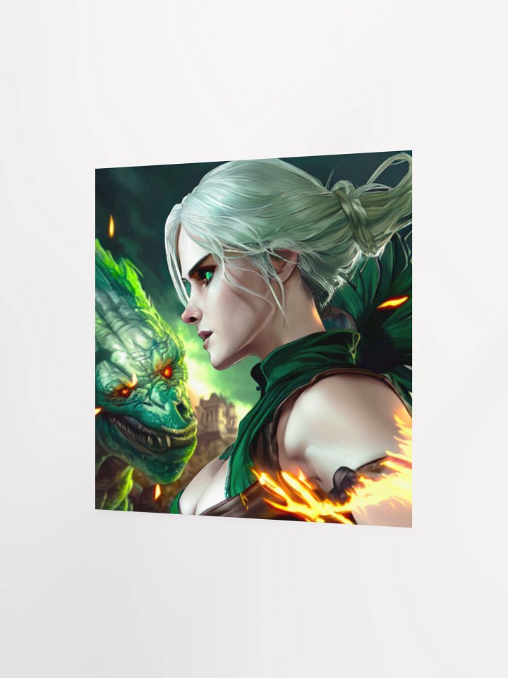 Flame Wielder Fantasy Poster product image (6)