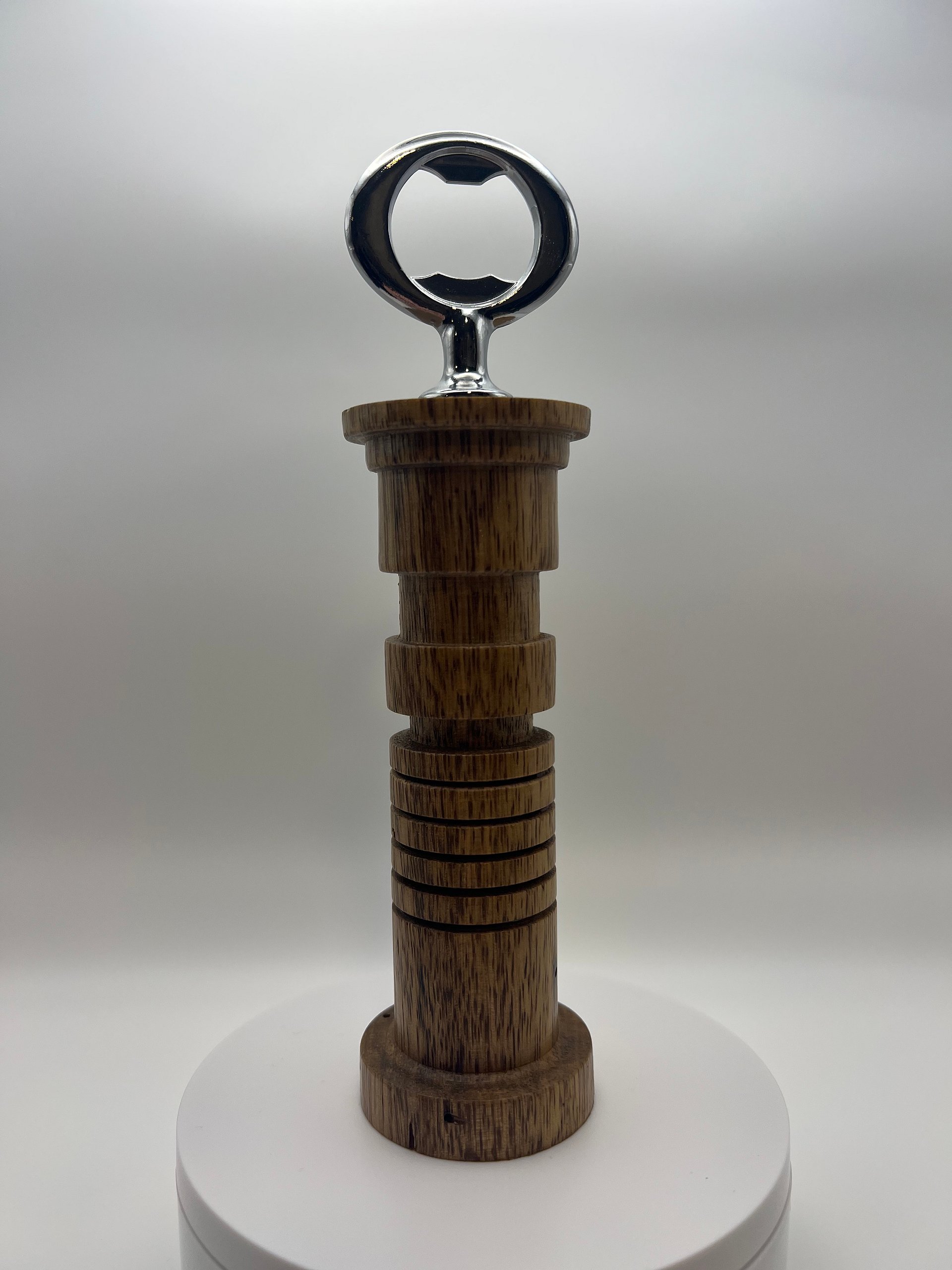 Hand-Turned Star Wars Inspired Black Limba Bottle Opener product image (5)