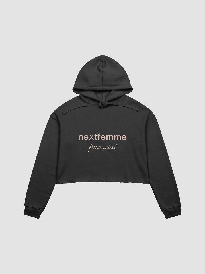Cozy Crop Hoodie with Pink Logotype product image (1)