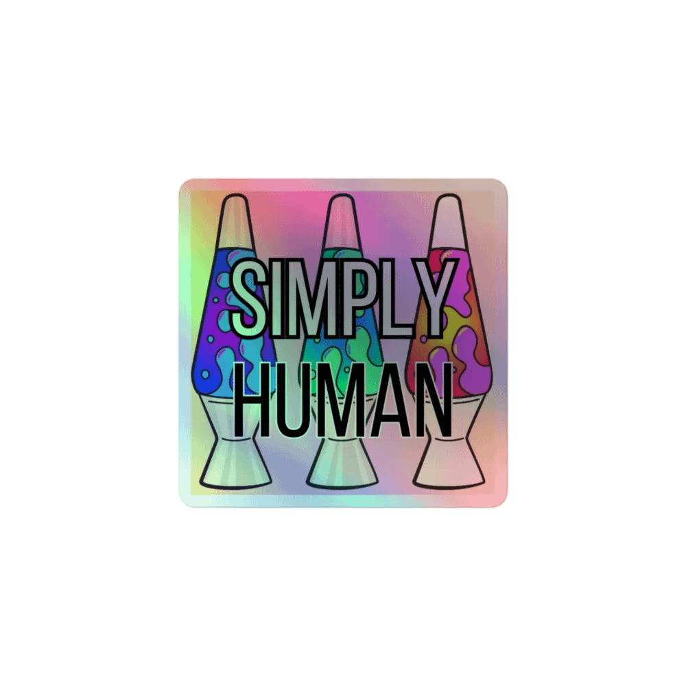 Simply Human Sticker product image (1)
