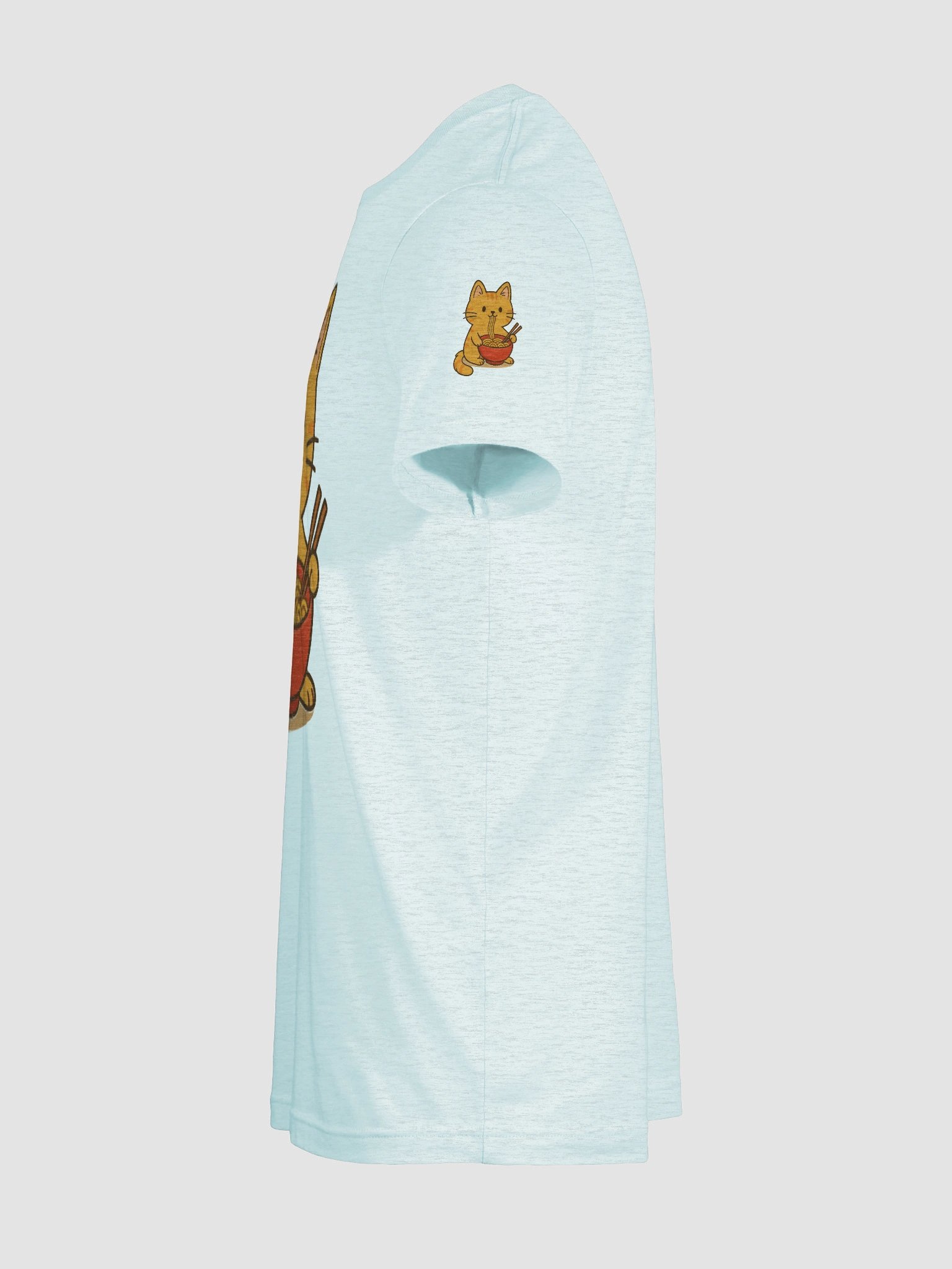 Noodling Cat Cartoon T-Shirt product image (47)