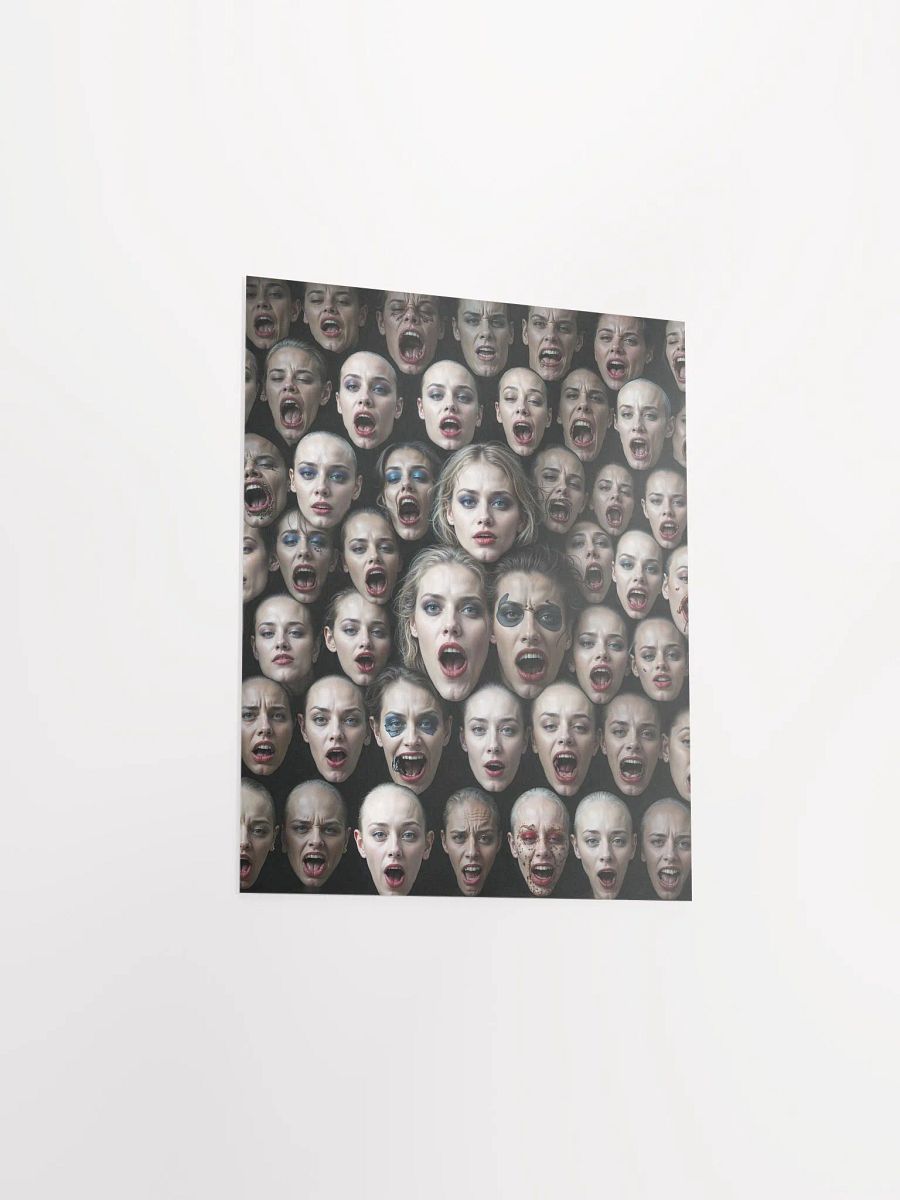 Screaming Faces Matte Poster product image (33)